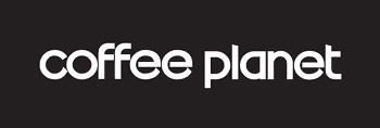 Coffee Planet Logo (White)