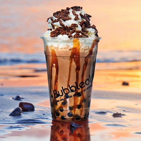 Bubbleolgy chocolate and cream drink