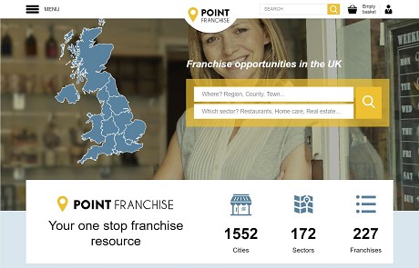 Point Franchise Web screenshot Point Franchise Web screenshot