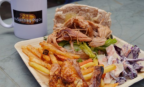 Pulled pork BBQ roll Pulled pork BBQ roll